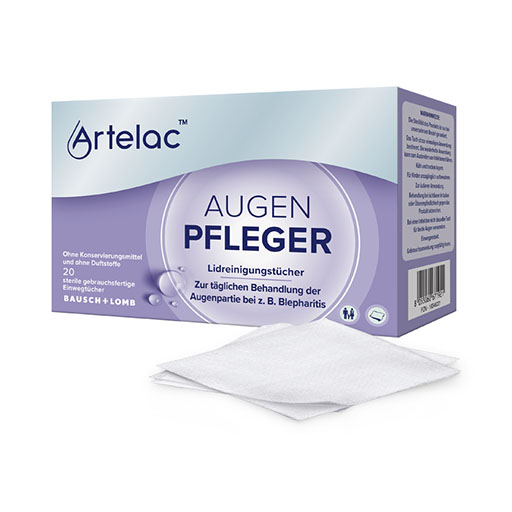 ARTELAC Augenpfleger Lidreinigungstücher 20 St