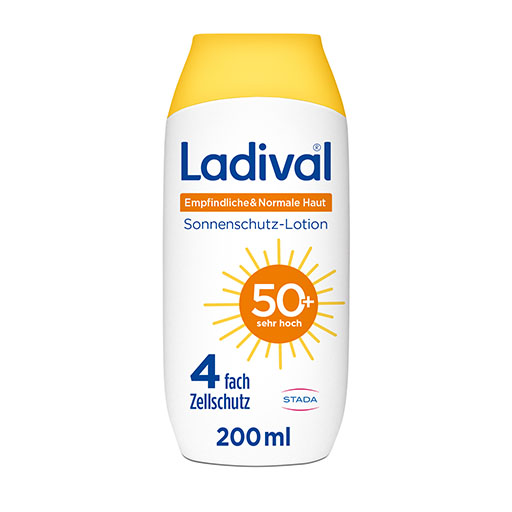 LADIVAL empfindliche & normale Haut Lotion LSF 50+ 200 ml