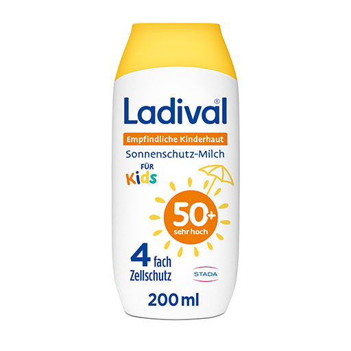 LADIVAL empfindliche Kinderhaut Milch LSF 50+ 200 ml