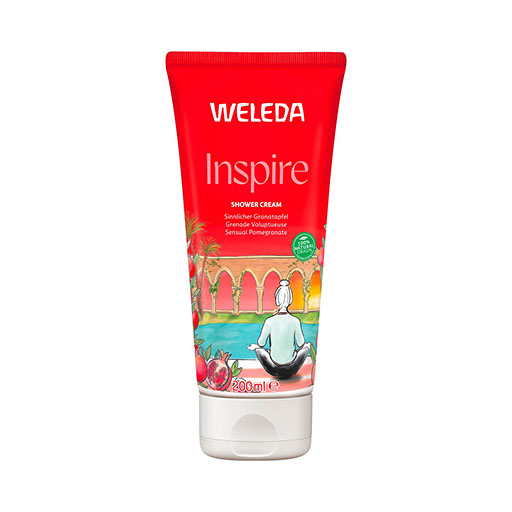WELEDA Inspire Shower Cream Granatapfel 200 ml