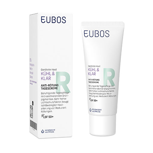 EUBOS KÜHL & KLAR Anti-Rötung Tagescreme LSF 50+ 40 ml