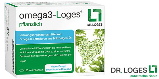 OMEGA3-LOGES pflanzlich Kapseln 120 St